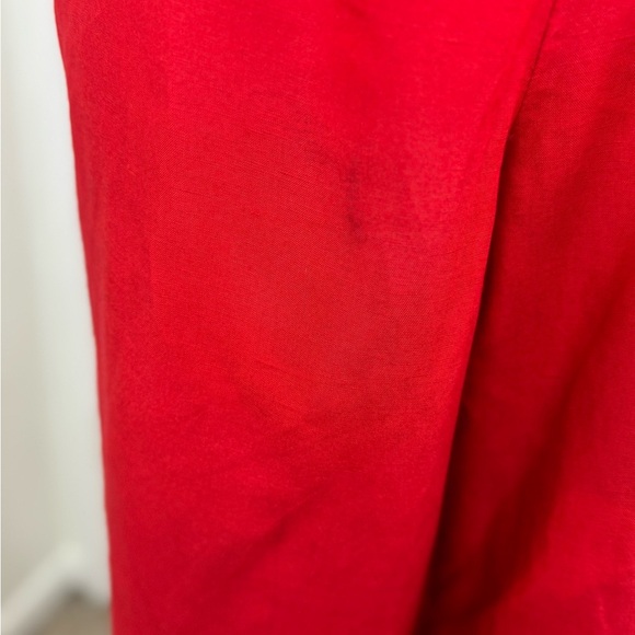 Red Carter Vibrant Red Jumpsuit with Wide-Leg Design Size XS. A48 - Picture 6 of 16